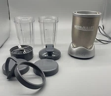 NutriBullet Pro 900 Series Magic Bullet Blender Champagne Tested Working