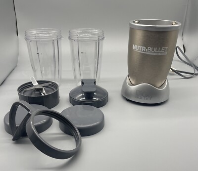 NutriBullet Pro 900 Series Magic Bullet Blender Champagne Tested