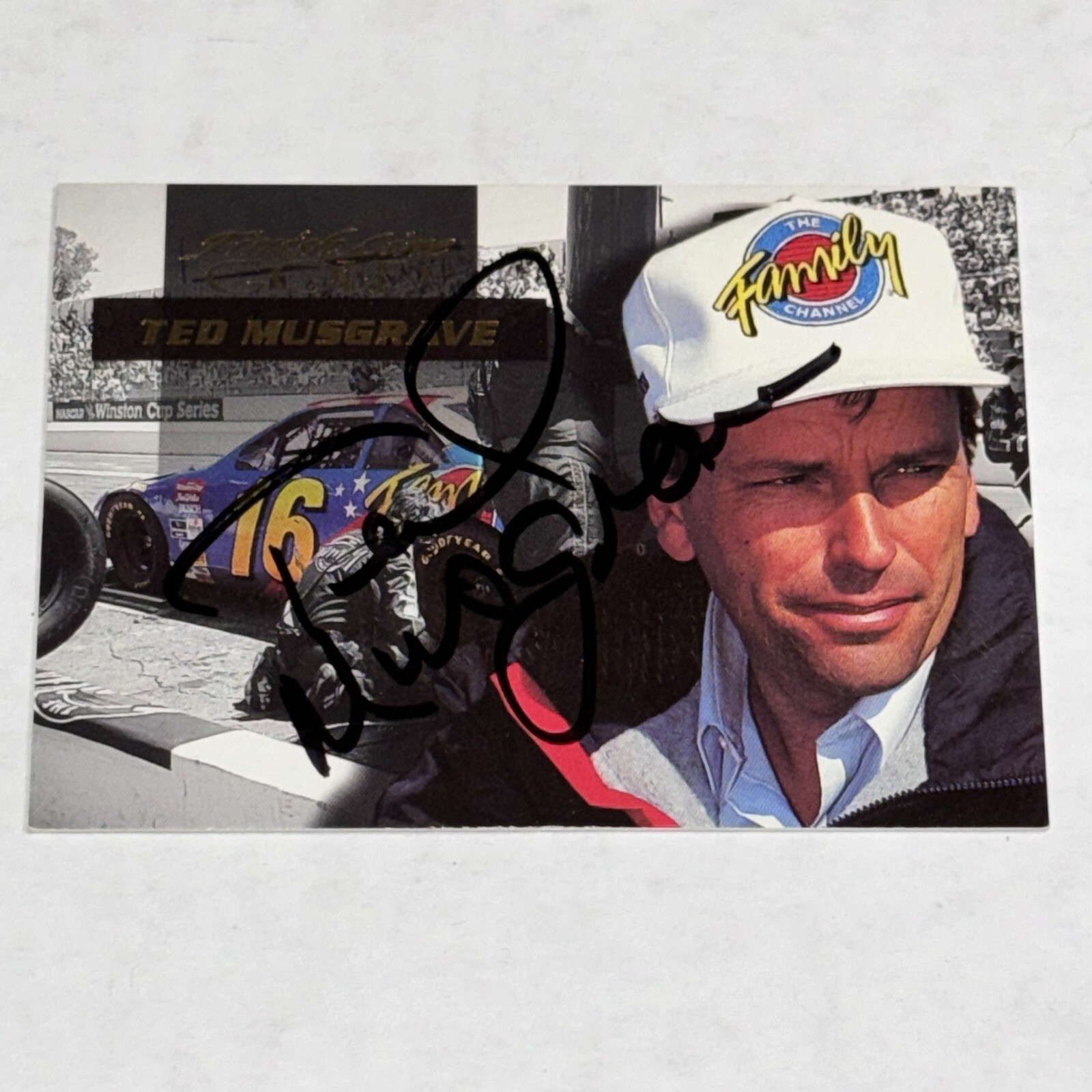 Ted Musgrave 1994 FINISH LINE RACING #50 VINTAGE autographed NASCAR ...
