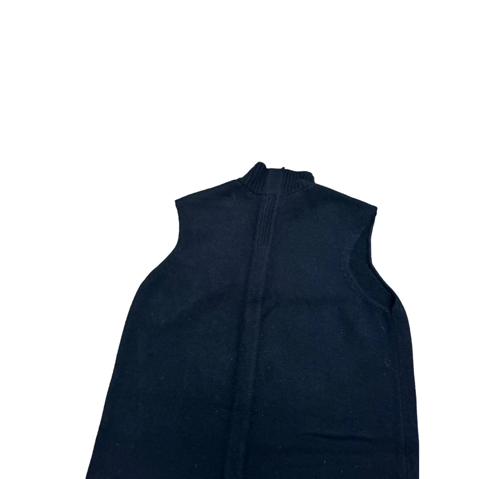 Abito nero cashmere Rick Owens FW 2011 limousine taglia unica adatto da XS a M