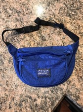 Vintage Original 80s 90s Electric Blue High Impact Fanny Pack Hip Bum Bag