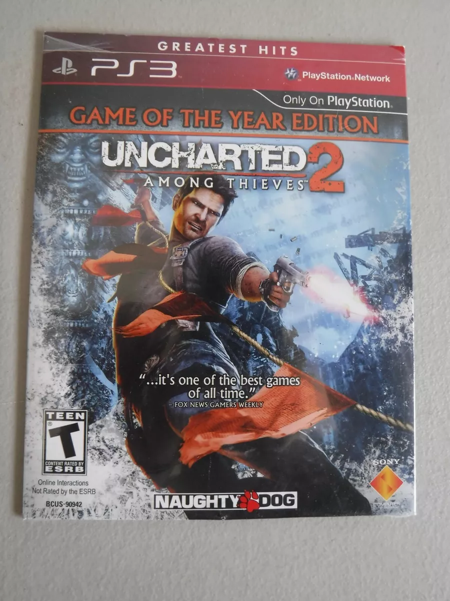 Uncharted 2 Among Thieves Game of the Year PS3 Not for Resale