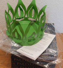 bougeoir PORTE bougie CIERGE vert PARTYLITE serie FLEUR de LOTUS en tole