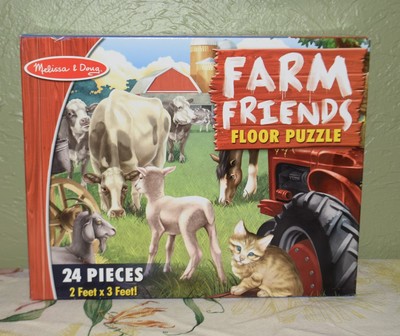 melissa and doug farm friends floor puzzle
