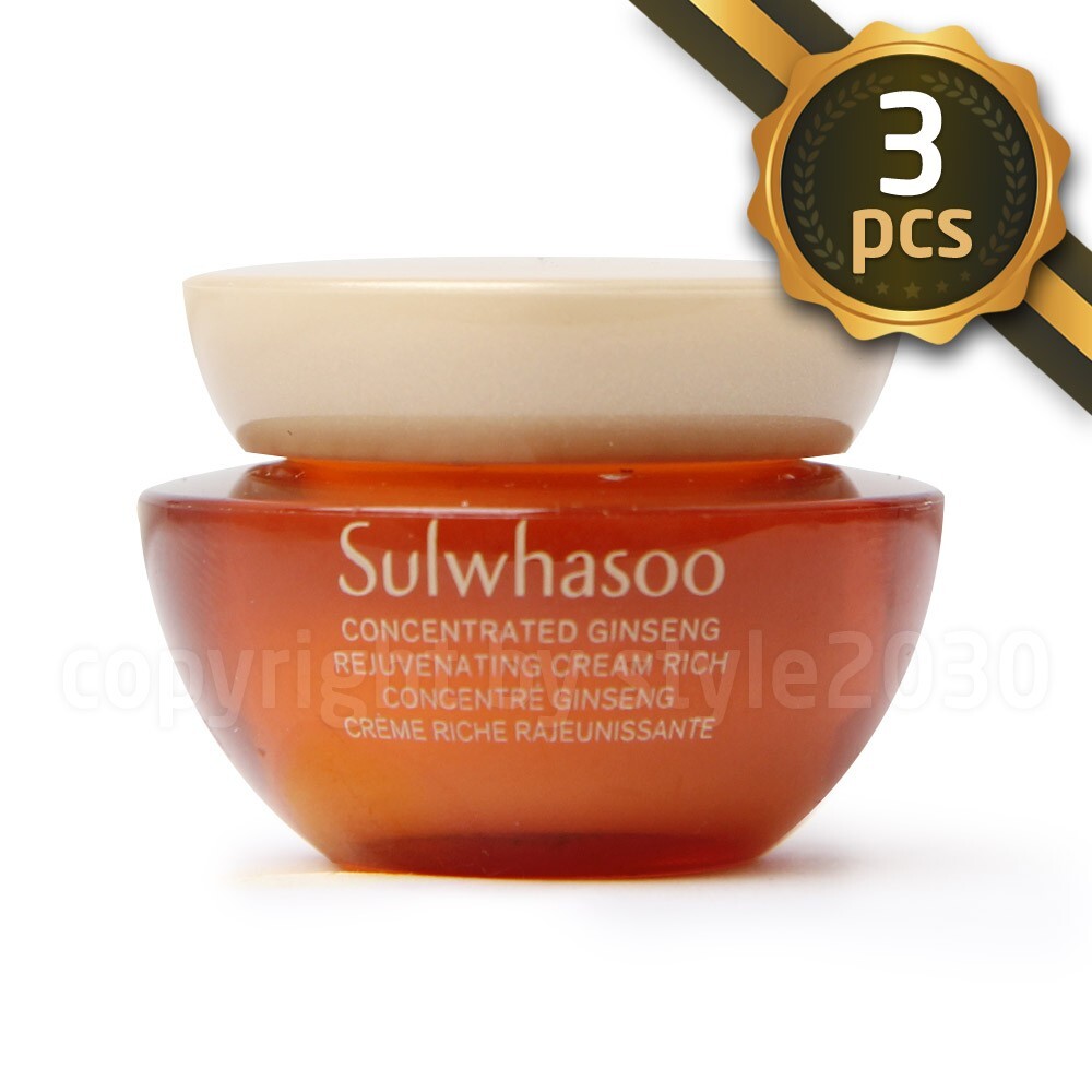 Sulwhasoo Concentrated Ginseng Rejuvenating Cream Rich 5ml 1pcs~20pcs