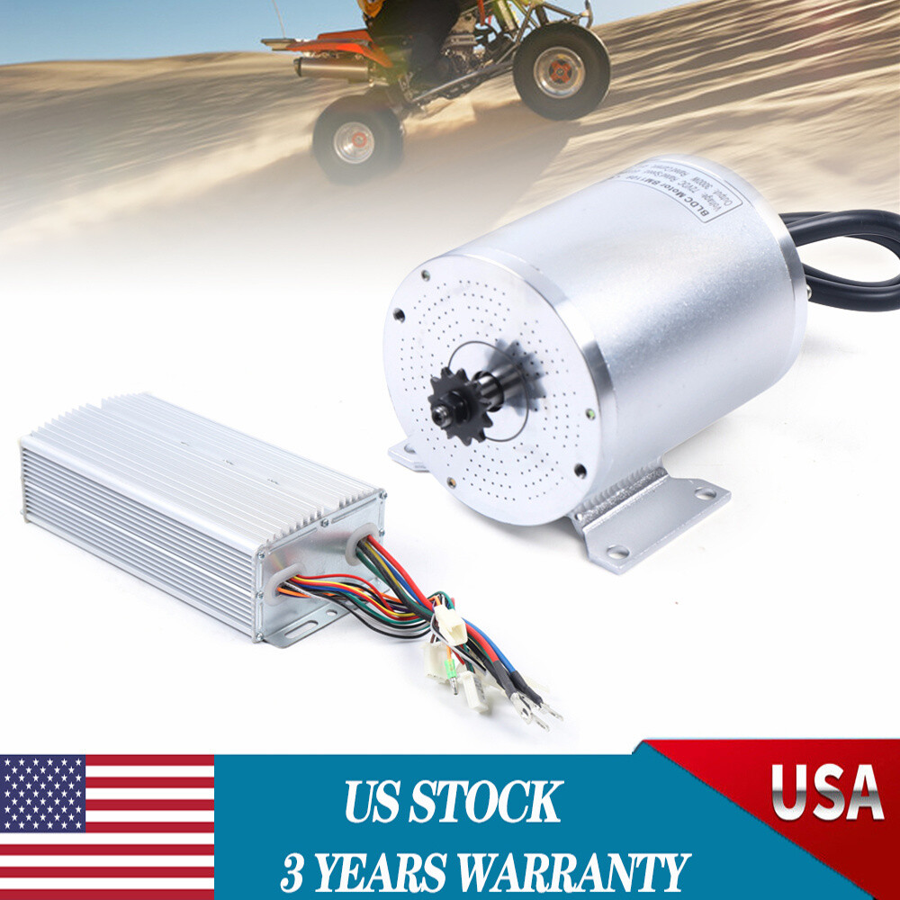 72V 3000W Electric Brushless DC Motor Kit BLDC Motor Controller