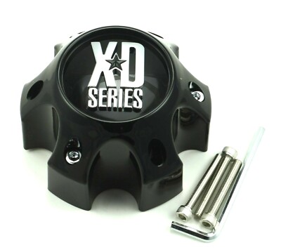 kmt096 丸物10キロ 4x NEW KMC XD Series Gloss Black Wheel Center Caps 6x4.5 XD798