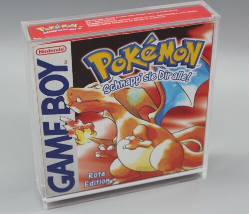 Nintendo Gameboy Advance Virtual Boy Game Spiele Acryl Schutz Box Case OVP NEU - Bild 1 von 11