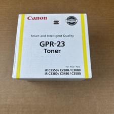 Genuine Canon GPR23 Yellow Toner Cartridge Sealed Box