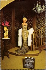 Orlando Florida Mae West Stars Hall of Fame Continental Postcard B271
