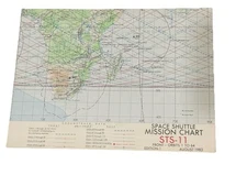 STS-11 MISSION CHART NASA Space Shuttle Mission Chart Orbit 1-144