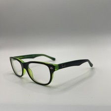 Ray-Ban RB1555 3665 Youth Eyeglasses Black Green Frames 46-16-125 Flex Hinges