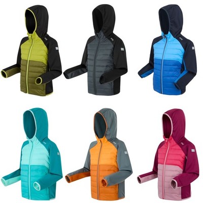 Regatta Softshelljacke Hybrid Steppjacke Übergangsjacke Junge Kinder Kielder IX 