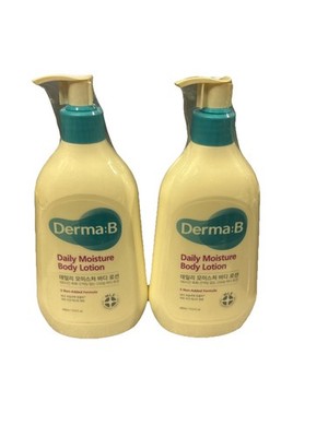2x Derma:B - Daily Moisture Body Lotion - 400ml - Derma B -free Ship-new
