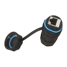 Weatherproof RJ45 Cat6 Shielded Coupler For Outdoor Ethernet Connections