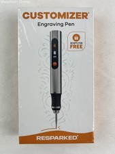 Sealed New Resparked Customizer Engraving Pen Silver Cordless Portable