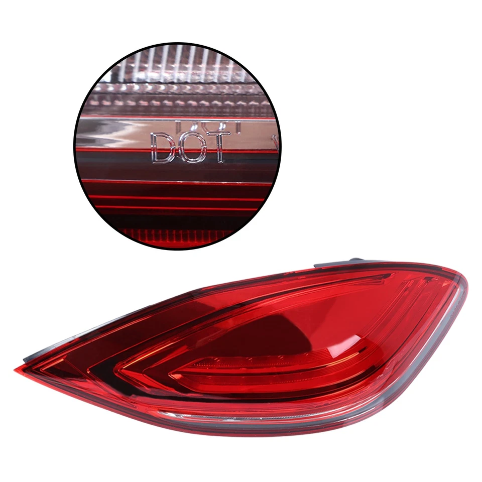 Upgrade Red LED Tail Light Brake Lamp Pair For 2010-2013 Porsche Panamera 970 - Image 2 of 4