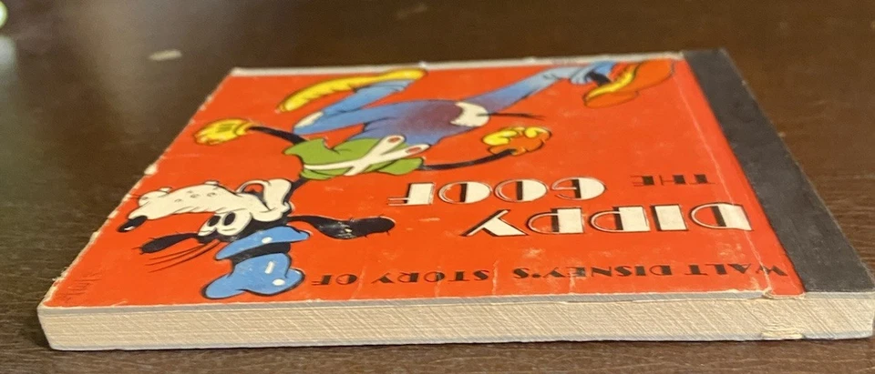 1938-WDE- WALT DISNEYS STORY OF DIPPY THE GOOF ( GOOFY)-1066-WHITMAN PULB BOOK - Image 4 of 4