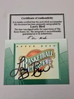 LARRY BIRD 1993 Upper Deck with AUTOGRAPH & COA Boston Celtics