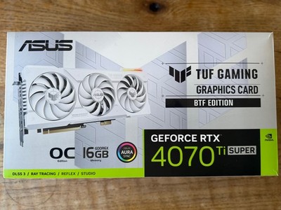ASUS TUF Gaming GeForce RTX 4070 Ti Super BTF White Edition 16GB Graphics Card