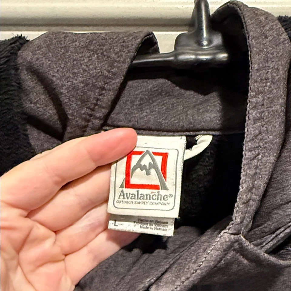 Avalanche женщин темно серый с капюшоном общего назначения куртка размер L - Изображение 2 из 4