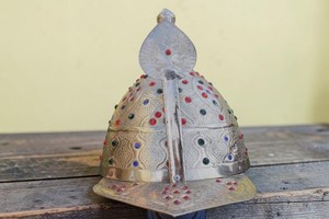 New Medieval Armor Antique Fighting Helmet Knight 18 Gauge Steel Christmas Gift