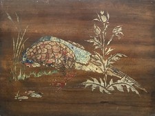 Tableau panneau décoratif marqueterie de pierre dure, Pietra Dura XIXe