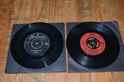 Bundle of 7" inch Vinyl Records ~ Job Lot of  THE WHO Singles Vintage