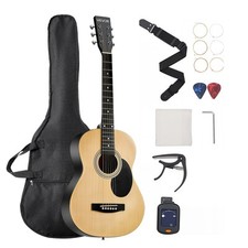 36 in Dreadnought Acoustic Guitar Natural Beg...