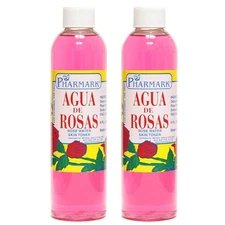 Agua De Rosas 8 Oz. Rose Water 2-PACK