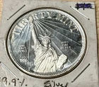 1986 Statue of Liberty Mint Freedom Coin 1 Troy Oz .999 Silver Medal Coin Club