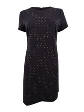 Tommy Hilfiger Women's Embellished Scuba Shift Dress