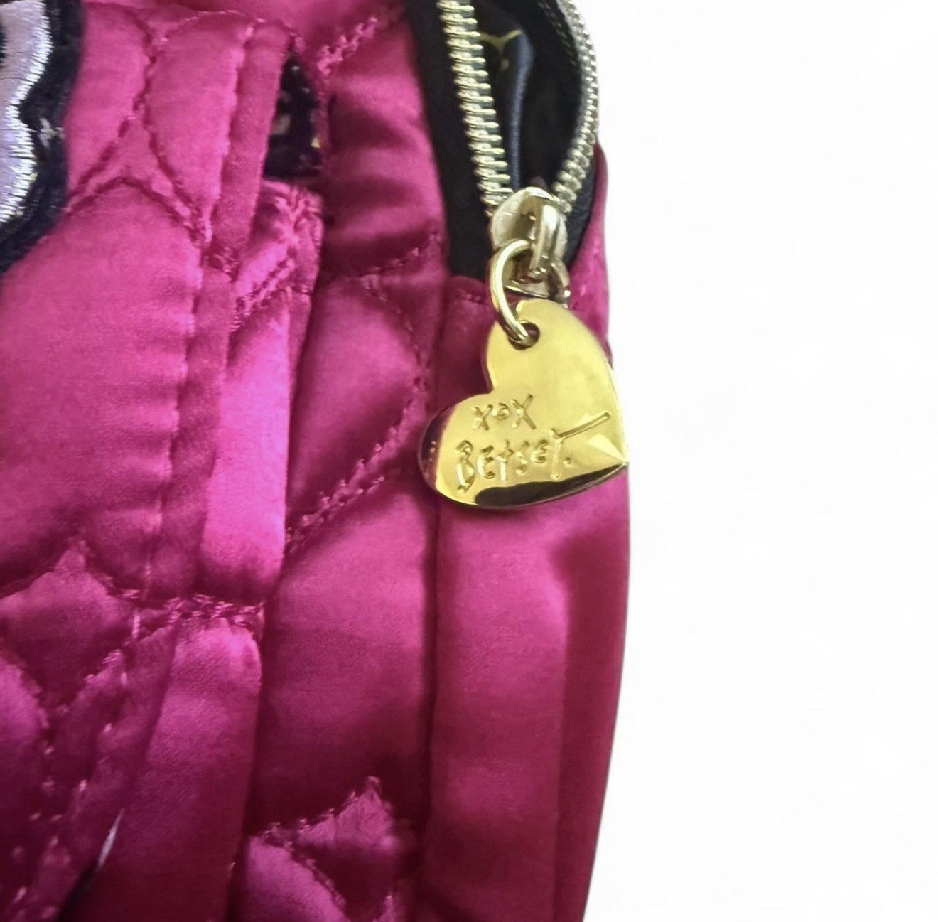 Betsy Johnson Pink Mini Backpack with Butterfly D… - image 2