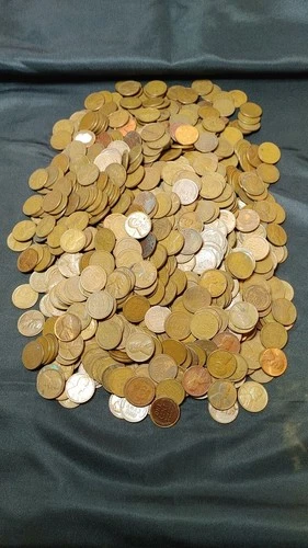 1000 Copper 1940 thru 1958 Lincoln Wheat Cents Pennies with BU mixed in     Z076