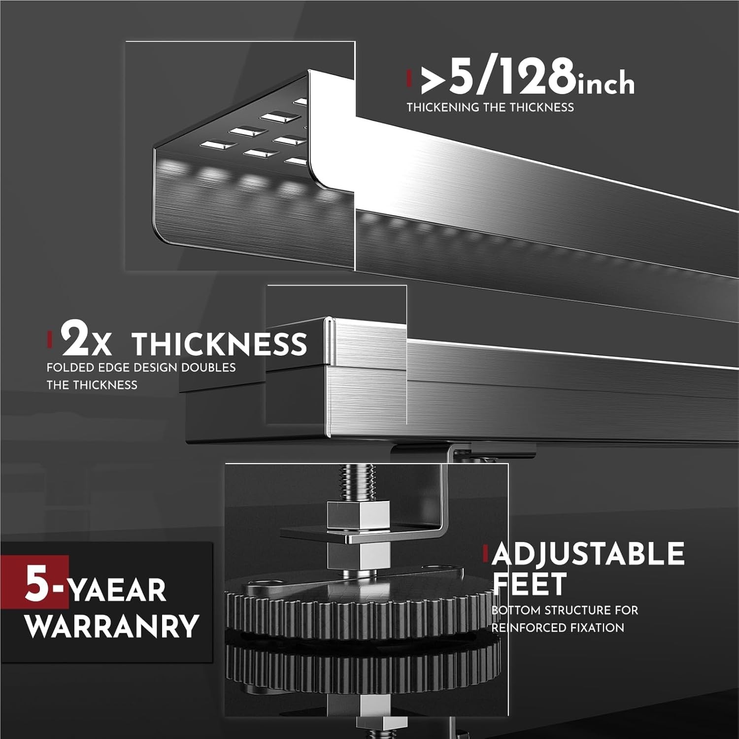 12 Inch Linear Shower Drain Rectangular Floor Drain with Accessories Square Hole