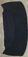Vintage LARGE CORDE CLUTCH BAG In Black