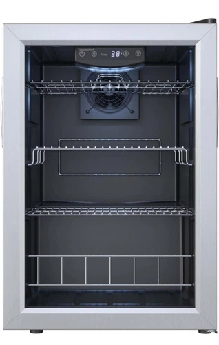 EdgeStar BWC91SS Stainless Steel 17"W 80 Can Capacity Beverage Cooler - Picture 5 of 12