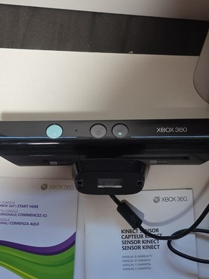 Microsoft Xbox 360 Kinect Connect Motion Sensor Bar Black, OEM Model 1414