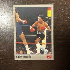 Boxing 1991 EDWIN ROSARIO #33 AW Sports Card HOF Vintage