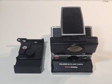Vintage Polaroid SX-70 Land Camera Sonar One Step Instant Folding Camera W Stand