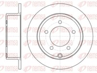 2X Remsa 61025.00 Bremsscheibe FüR Chrysler Dodge Jeep