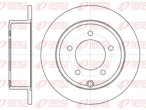 2X Remsa 61025.00 Bremsscheibe FüR Chrysler Dodge Jeep-image
