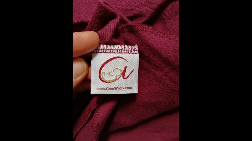 AmaWrap Baby Sling Carrier 100 cotton eBay