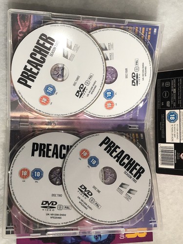 Preacher: Season Two DVD (2017) Dominic Cooper 4 Discs Set Collection Rated 18 - Picture 3 of 3