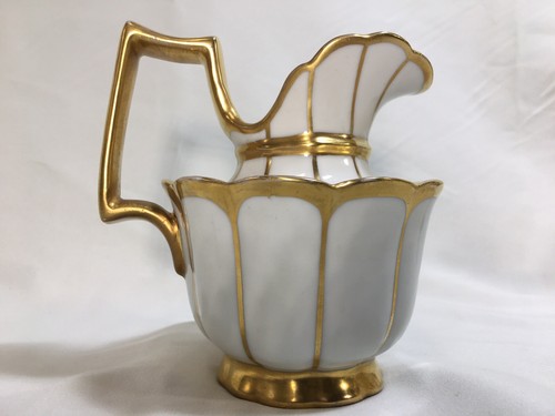 Le Tallec Paris, France 'Empire Style' Footed 3-Piece TEA SET with Heavy Gold - Picture 5 of 11