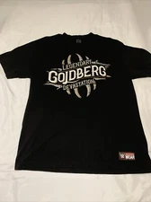 Bill Goldberg Legendary Devastation Everyone is Next Shirt LRG WWE NXT AEW Rare
