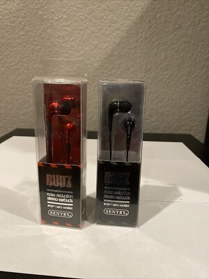 Sentry Stereo Earbuds H0105 Wired/In-ear NEW SEALED Lot 2 Xtra Bass