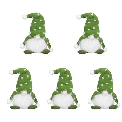  5 PCs kreative Weihnachts -Lumin -Puppe schmücken Weihnachten gesichtsloser