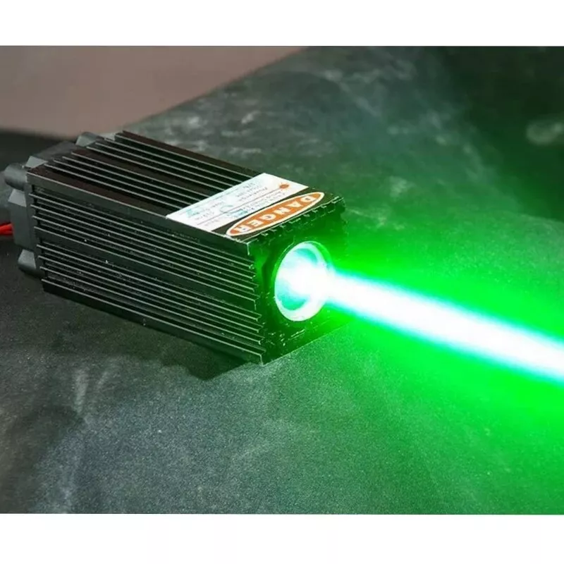 Fat Beam 532nm 100mw Dot Green Laser Diode Module Lights with TTL 12V