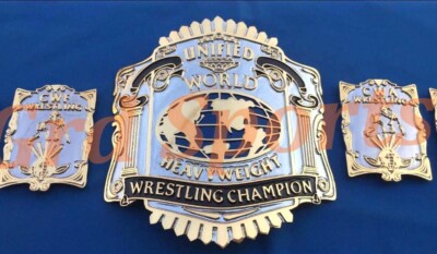 CNC HD USWA Unified World Heavyweight Wrestling Championship belt
